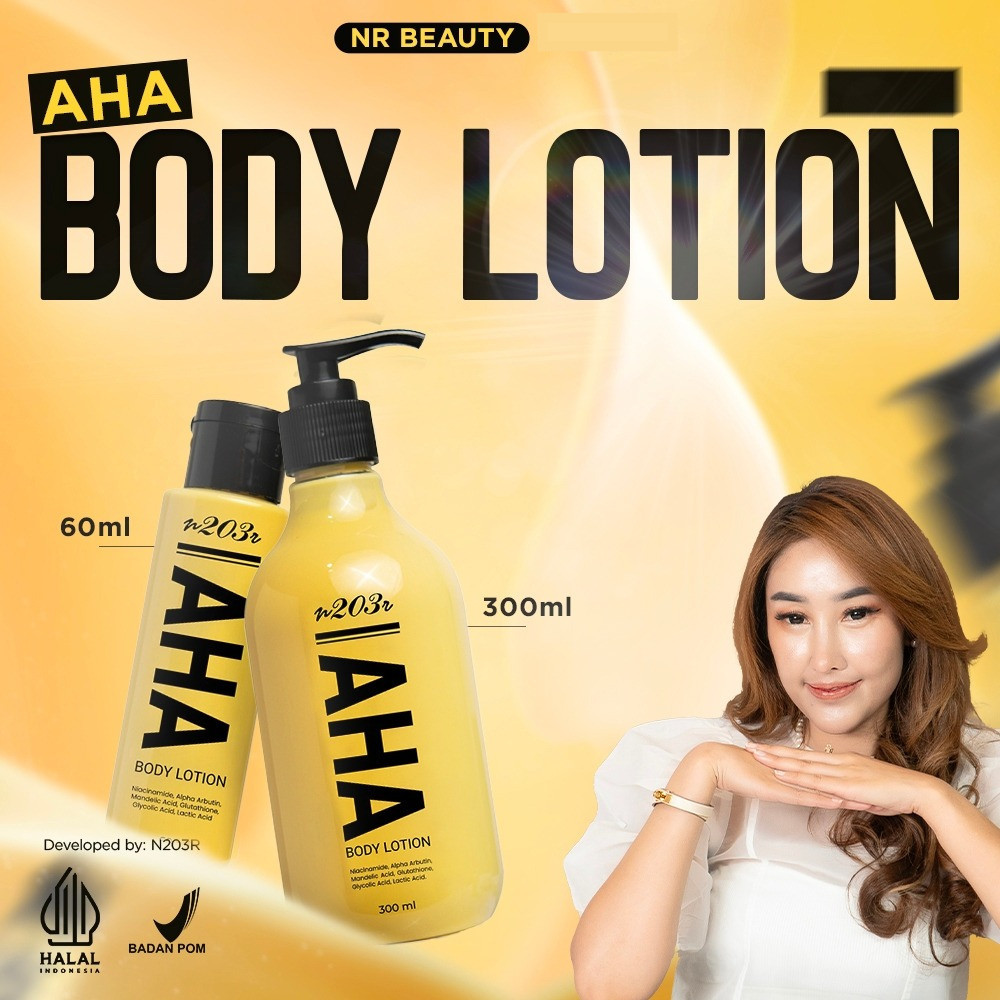 N203R AHA BODY LOTION WHITENING NR BEAUTY - BRIGHTENING LOTION - HBL