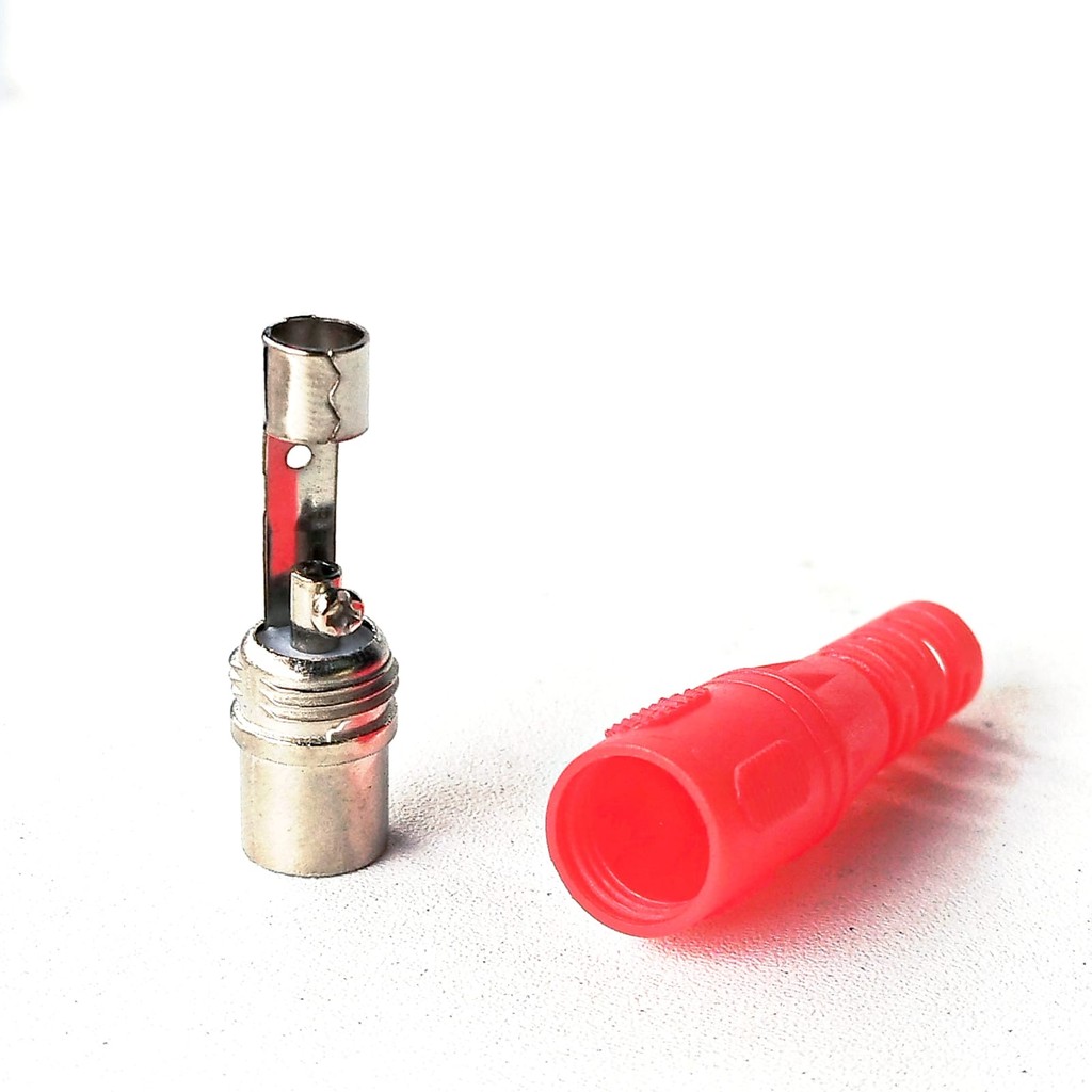 Jack Antena TV Hitam Bagus Les Merah