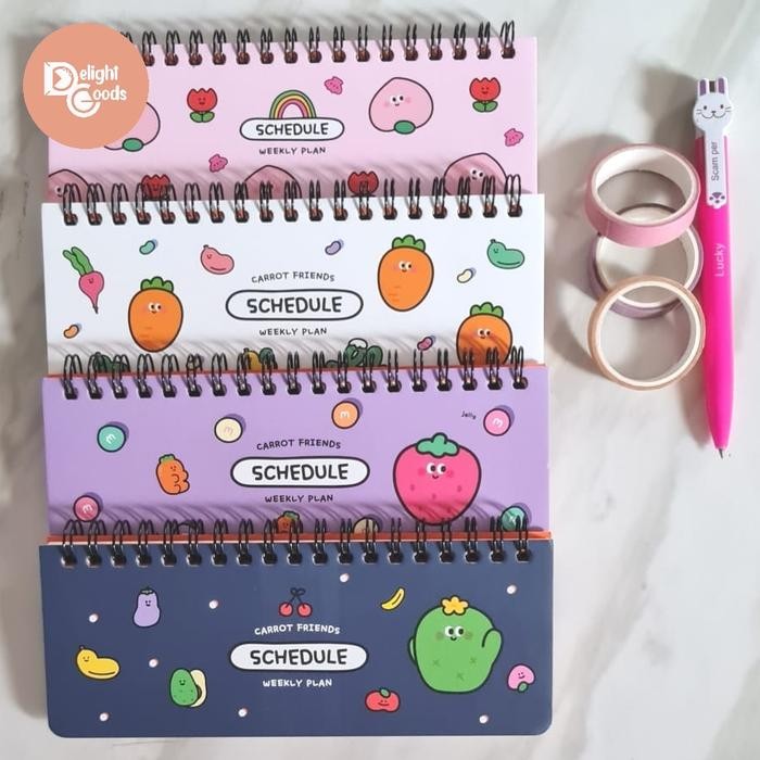 

Schedule Weekly Planner Carrot & Friends