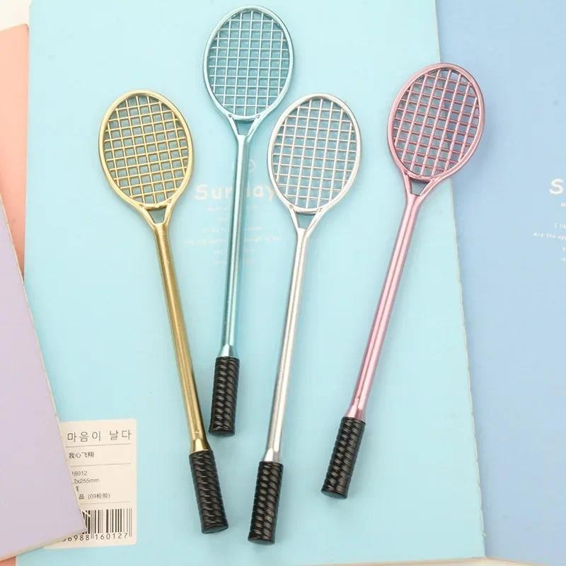 

50PCS/lot Cartoon Creative Stationery Cute Racket Modeling Badminton Racket Gel Pen Holster-Ball Pen Stationery