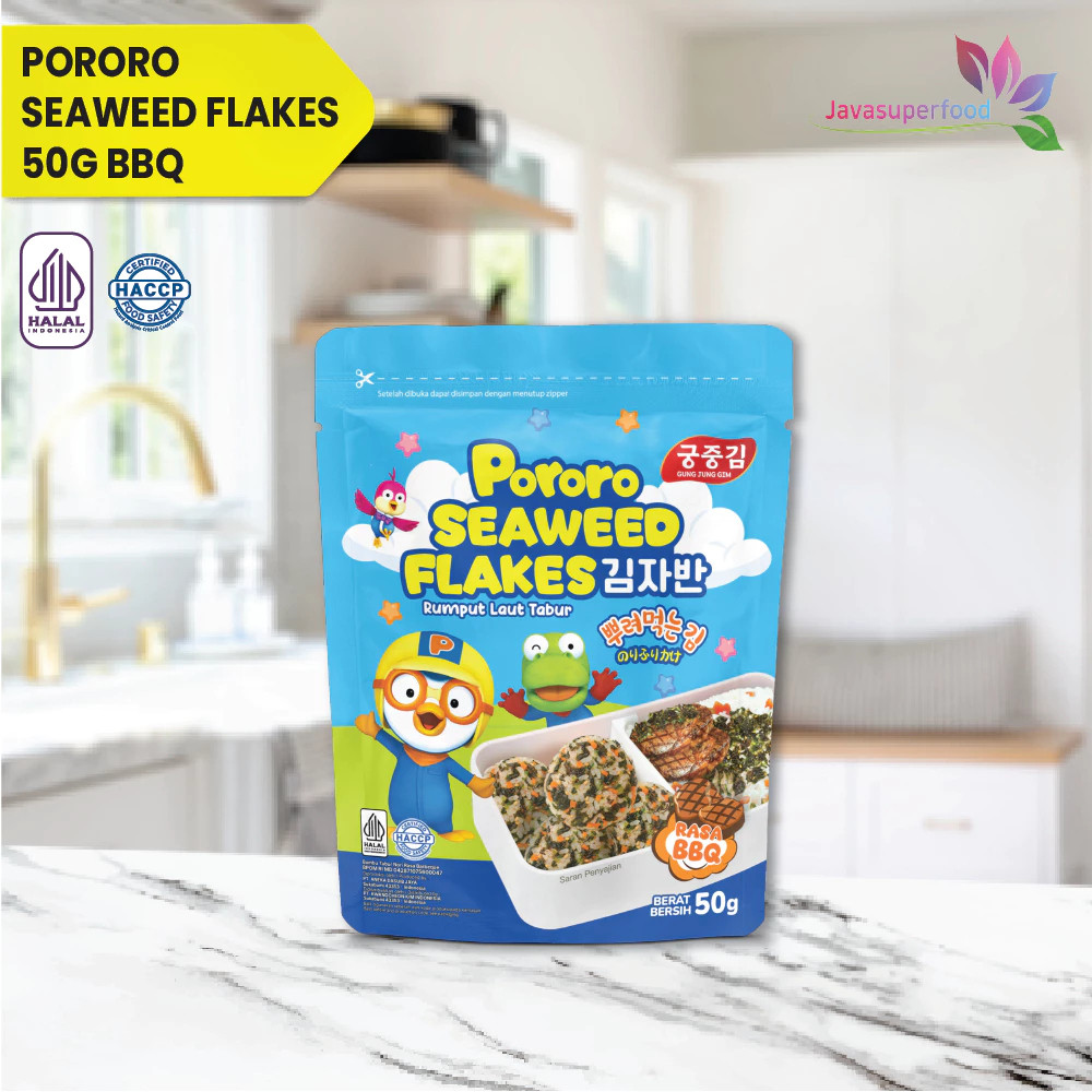 

Nori Tabur Pororo Seaweed Flakes BBQ 50gr