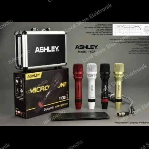 Mic Kabel Ashley 11G3 Original Ashley 11 G3 ASHLEY 11G3 ada On Off