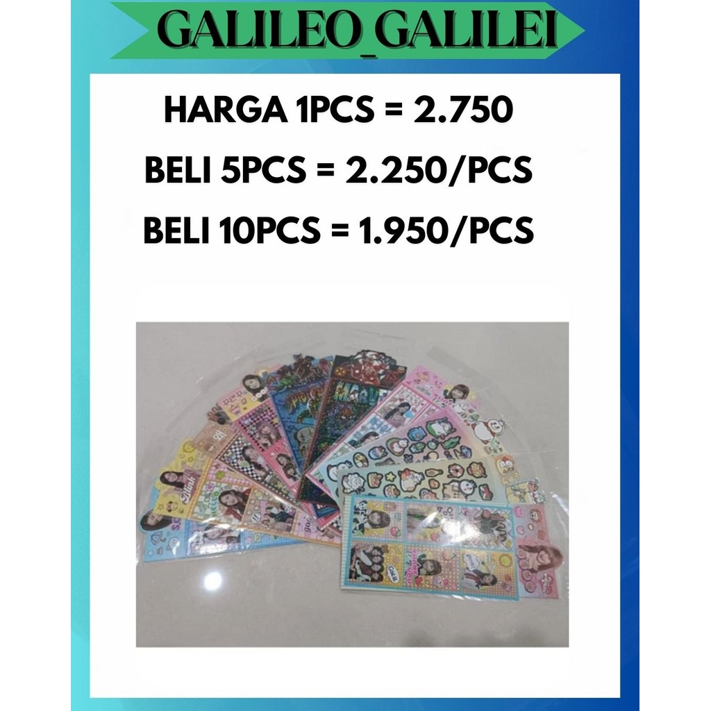 

GW STICKER STIKER 2D BLINK BLING MARVEL BLACKPINK MIXUE AVENGERS SPIDERMAN JENNIE ROSE LISA JISOO