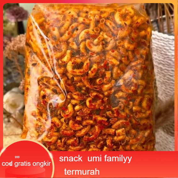 

(Bayar Dit Tempat) 250-500 gram Makaroni Pedas Bumbu Cikruh "MAKARONI NGABRET" Termurah