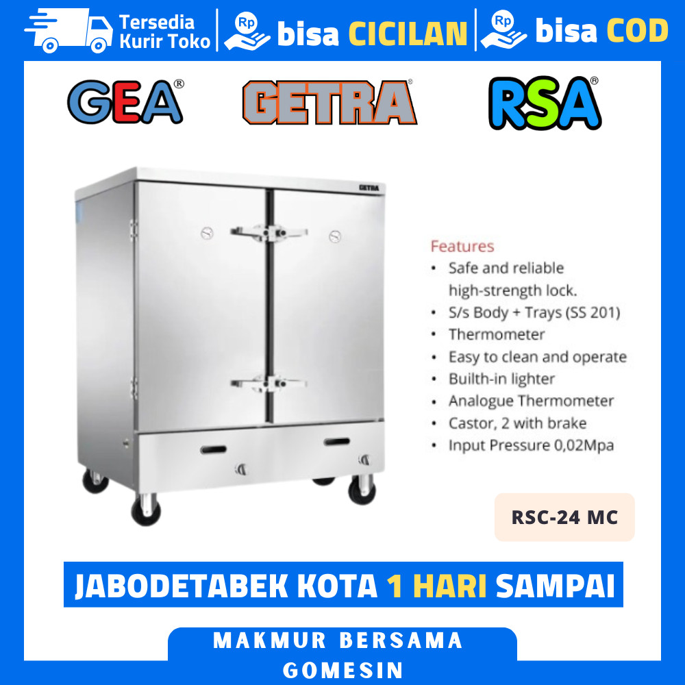 Gas Rice Cooker Getra Rsc 24 Mc Mesin Penanak Nasi Gas Garansi Resmi