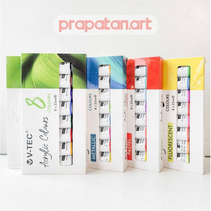 

Cat Akrilik Set V-TEC 8x22ml | V-TEC Acrylic Set - PASTEL