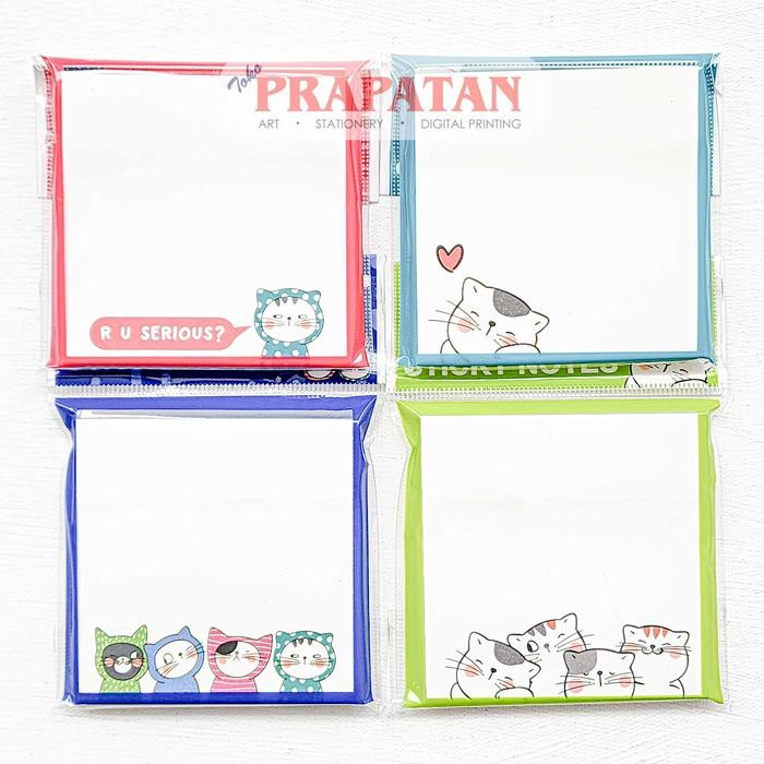 

M&G So Many Cats Sticky Notes YS-377 | Notes Memo Tempel - RED
