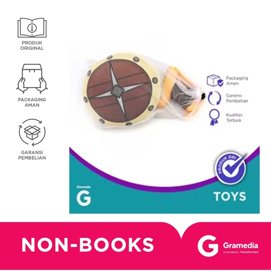 Gramedia Sword and Shield Pirates Knight Plush