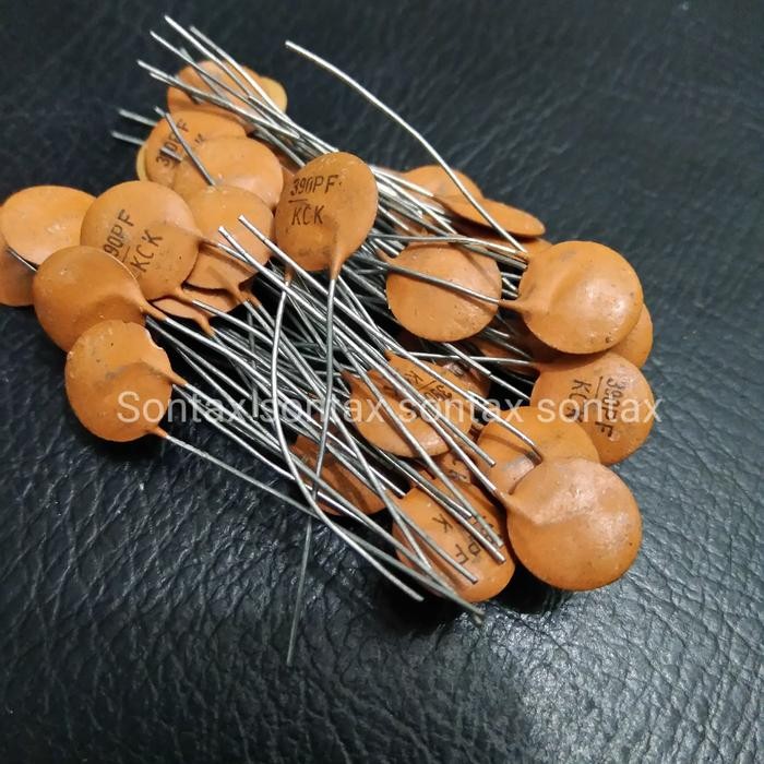 (BACA DESKRIPSI) 390pf 390 pf npo capacitor kapasitor kck
