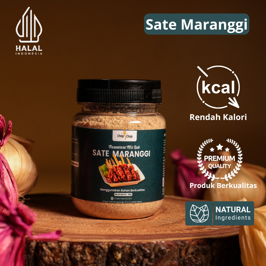 

Chop Chop Nusantara Mix Rub Sate Maranggi 100gr - Bumbu Serbaguna Praktis dan Instan