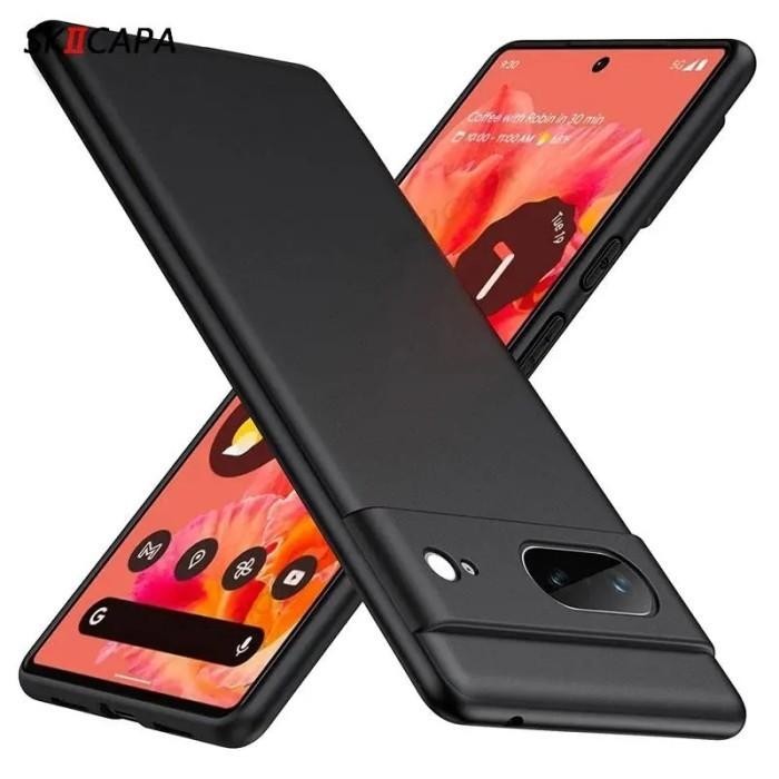 CASE GOOGLE PIXEL 3A XL 6A 6 7A 7 PRO SOFT CASE PREMIUM MACARON BLACK SILIKON - PIXEL 3A XL - PIXEL 