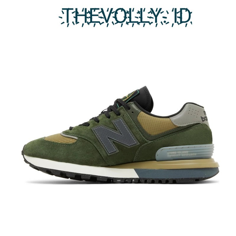 Sepatu NB New Balance 574 Legacy X Stone Island Dark Green BNIB Original / Sneakers Pria
