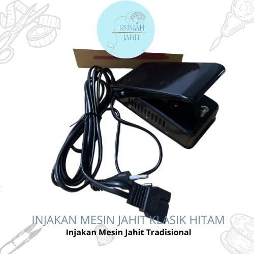 Pedal Dinamo Mesin Jahit Klasik Hitam / Injakan Dinamo Mesin Jahit Klasik