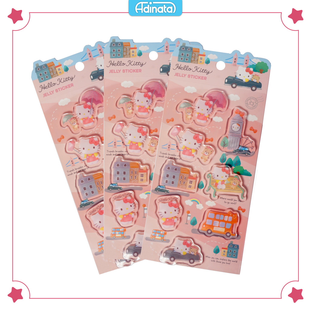 Hello Kitty Jelly Stickers 2505-6162 - Adinata / Sticker