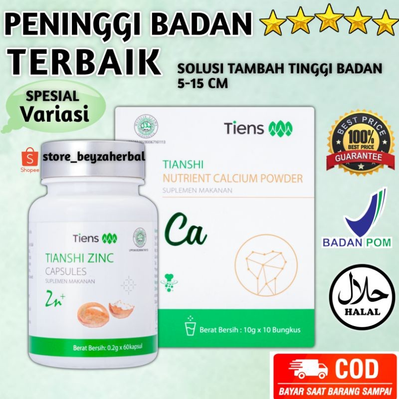Susu Kalsium Tiens Peninggi Badan Terbaik Suplemen Peninggi Badan Dewasa Calsium Tiens BPOM Obat Pen