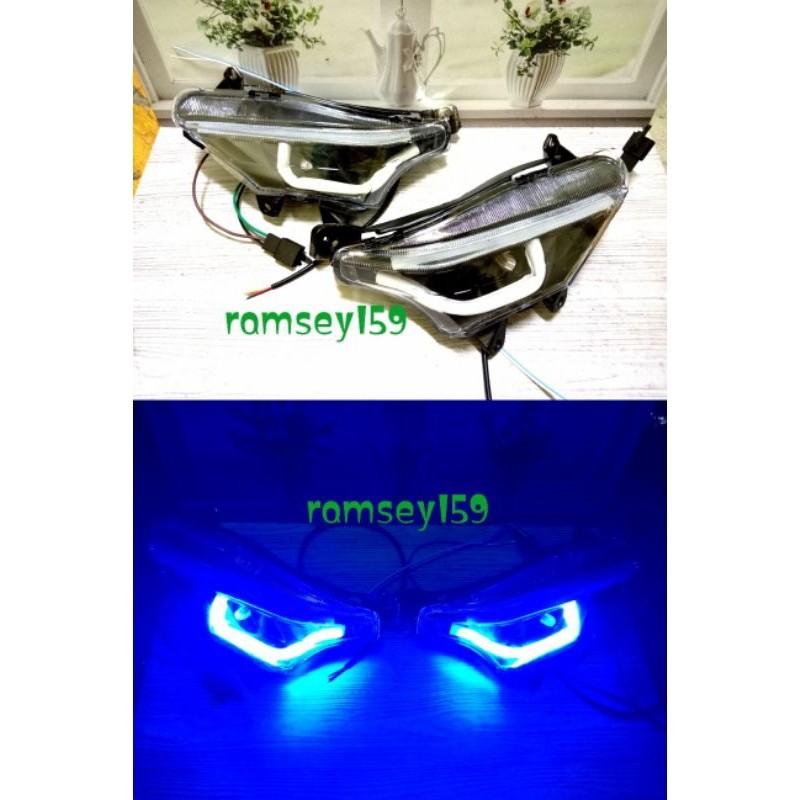 NURYANTO.SHOP lampu sen sein Assy set lampu alis Supra x 125 2007-2013 lampu sen depan Supra x 125 s