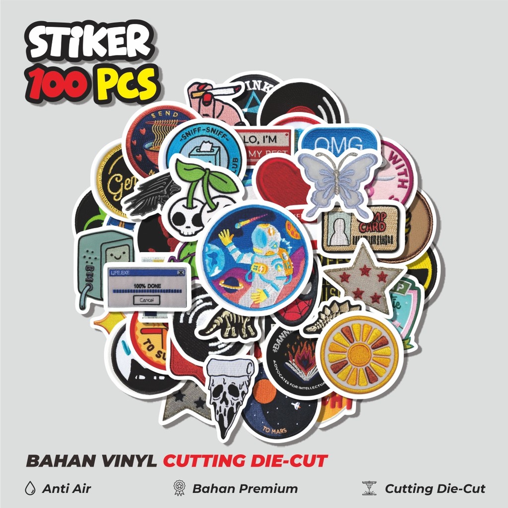 

Terbaru! 50 pcs Stiker Patch V15 Dekorasi Lucu Kreatif untuk Notebook, Skateboard, HP