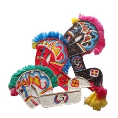 

DC___ jaranan mainan anak tradisional ukuran besar 75x50cm | jaranan anyam bambu | jaranan jawa