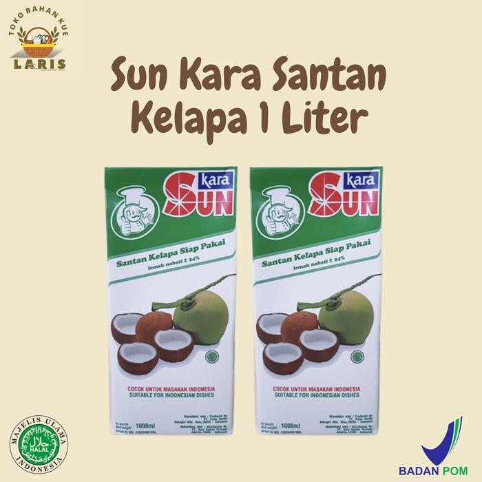 

Sun Kara Santan Kelapa 1 Liter