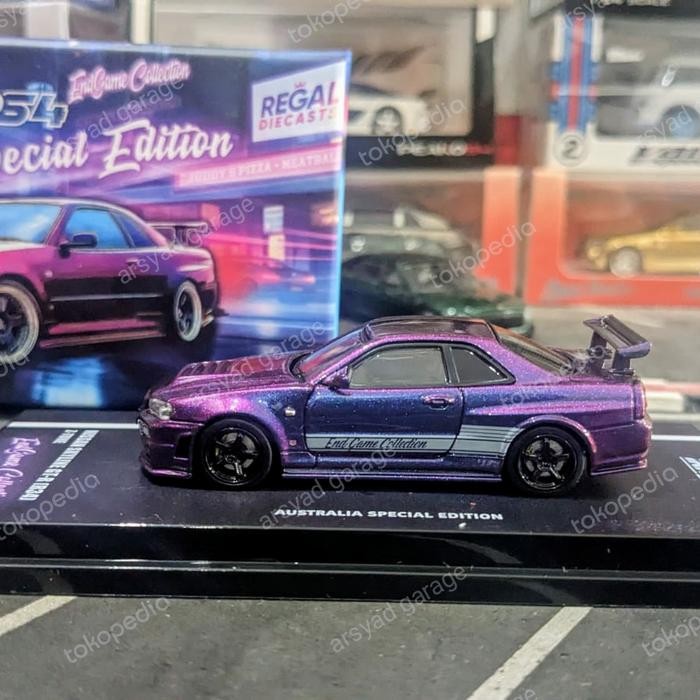 EX99... Diecast Inno64 Nissan Skyline GTR R34 ZTuned Endgame Australia Ediiton