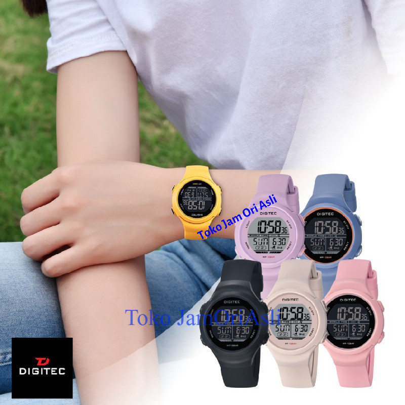 Prpmo Original JAM TANGAN WANITA DIGITEC 7082 / BDG-7082t 7082 DIGITAL RUBBER ORIGINAL / JAM DIGITEC