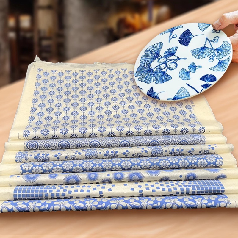 

1PC Underglaze Flower Paper High Temperature Transfer Decals Art DIY Glaze Ceramics Pottery Polymer Clay Transfer Tool