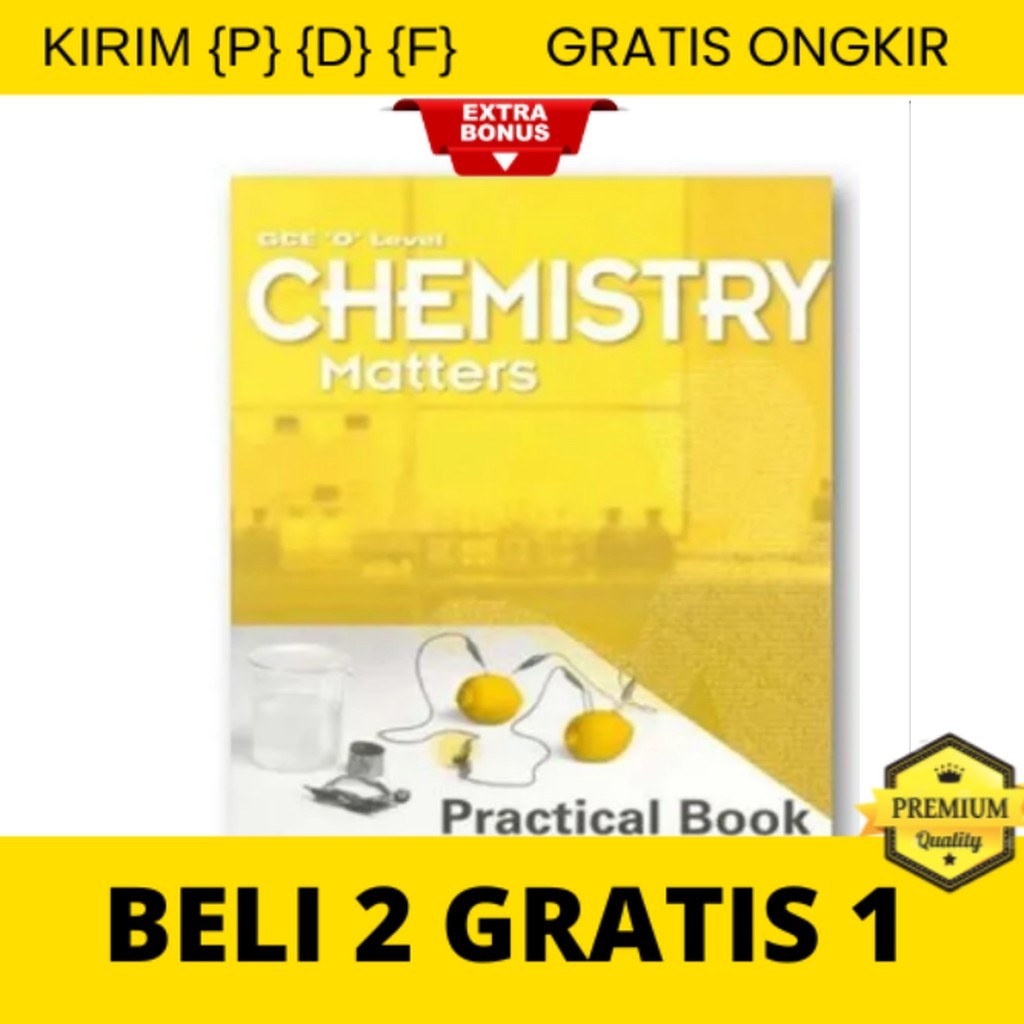 

{P} {D} {F} CRAZY SALE| Chemistry Matters GCE O Lv Practical Book