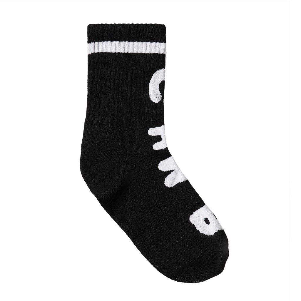 Kaos Kaki Chambredelavain Initial Black Mix Materials
