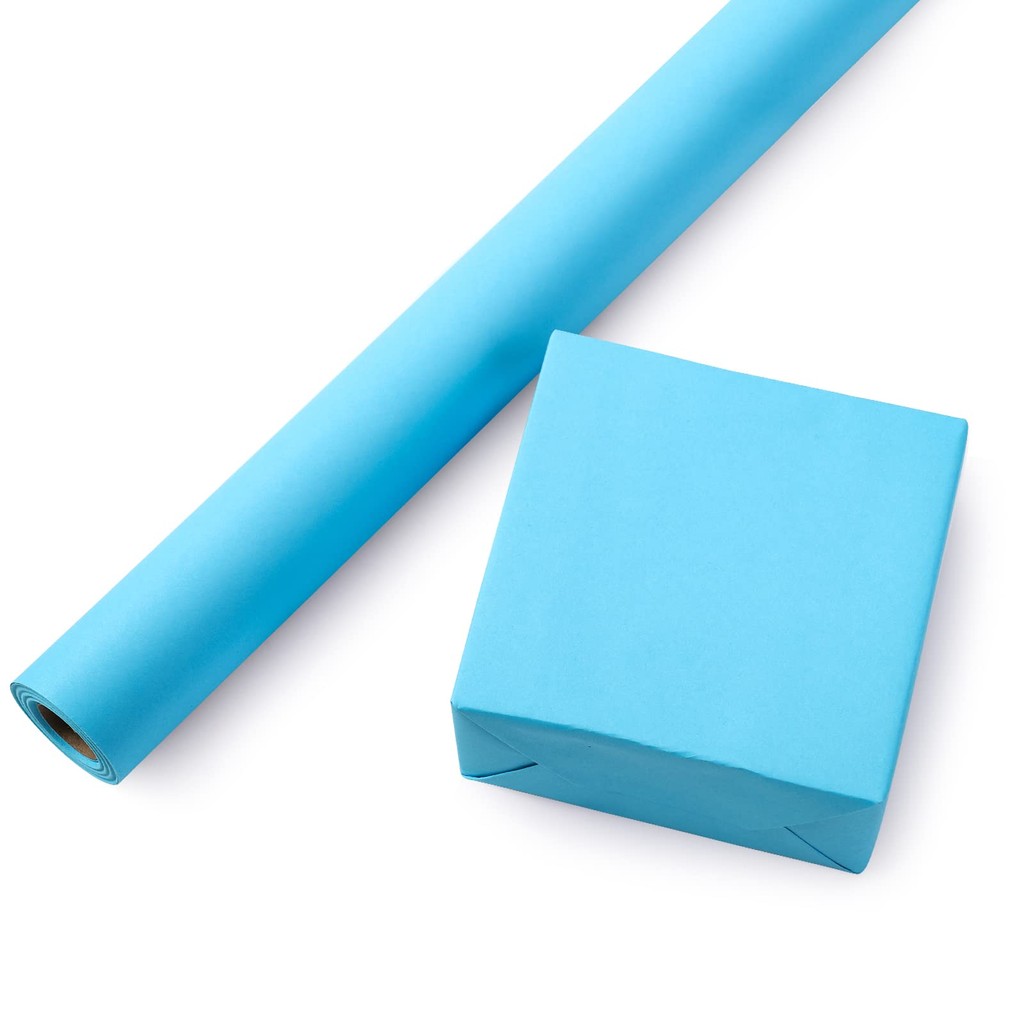 

Kraft Paper Roll, 30cmx6m Blue Kraft Paper Roll, For Gift Wrapping, Packaging, Transportation, Crafts