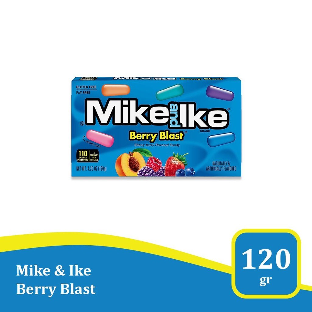 

Mike & Ike Berry Blast 4.25 oz - permen kenyal import USA