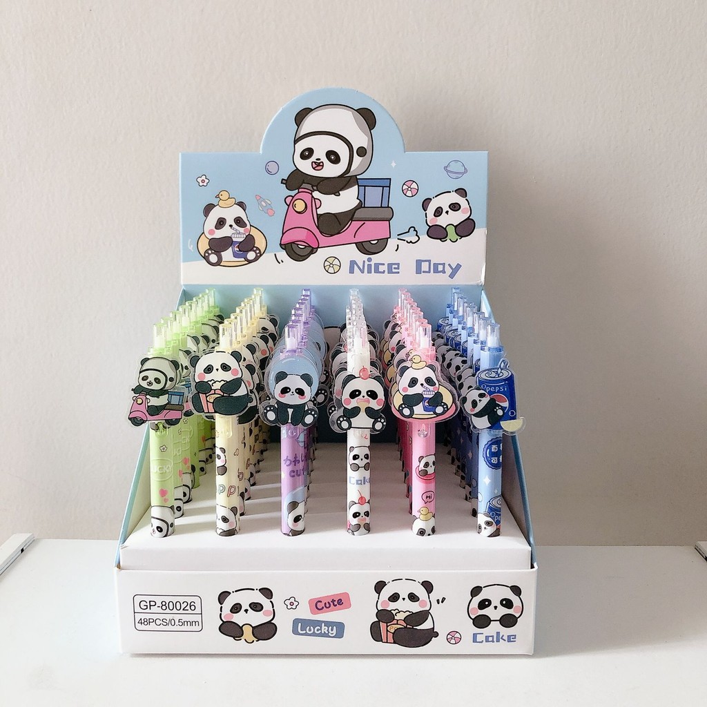 

Panda Cute Ball Pen Per Pcs Pulpen Gel Ketebalan 0.5mm