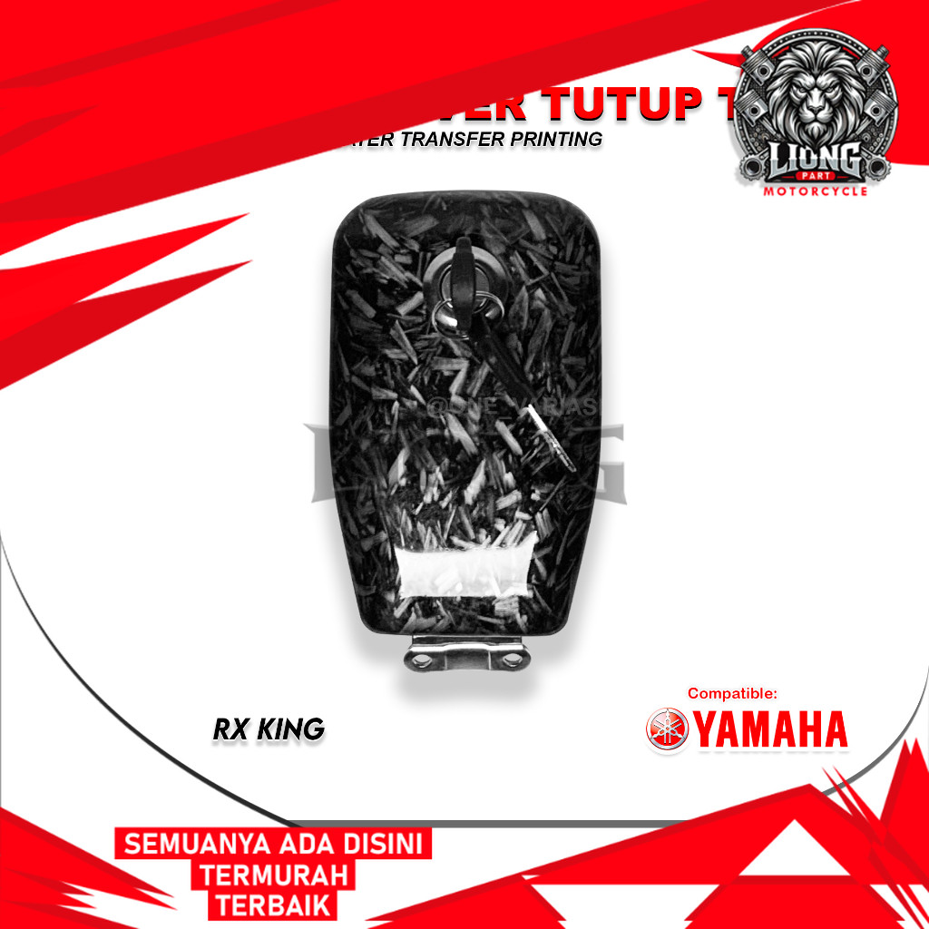 LIONGPART - TUTUP TANGKI TANKI RX KING CARBON KARBON FORGED