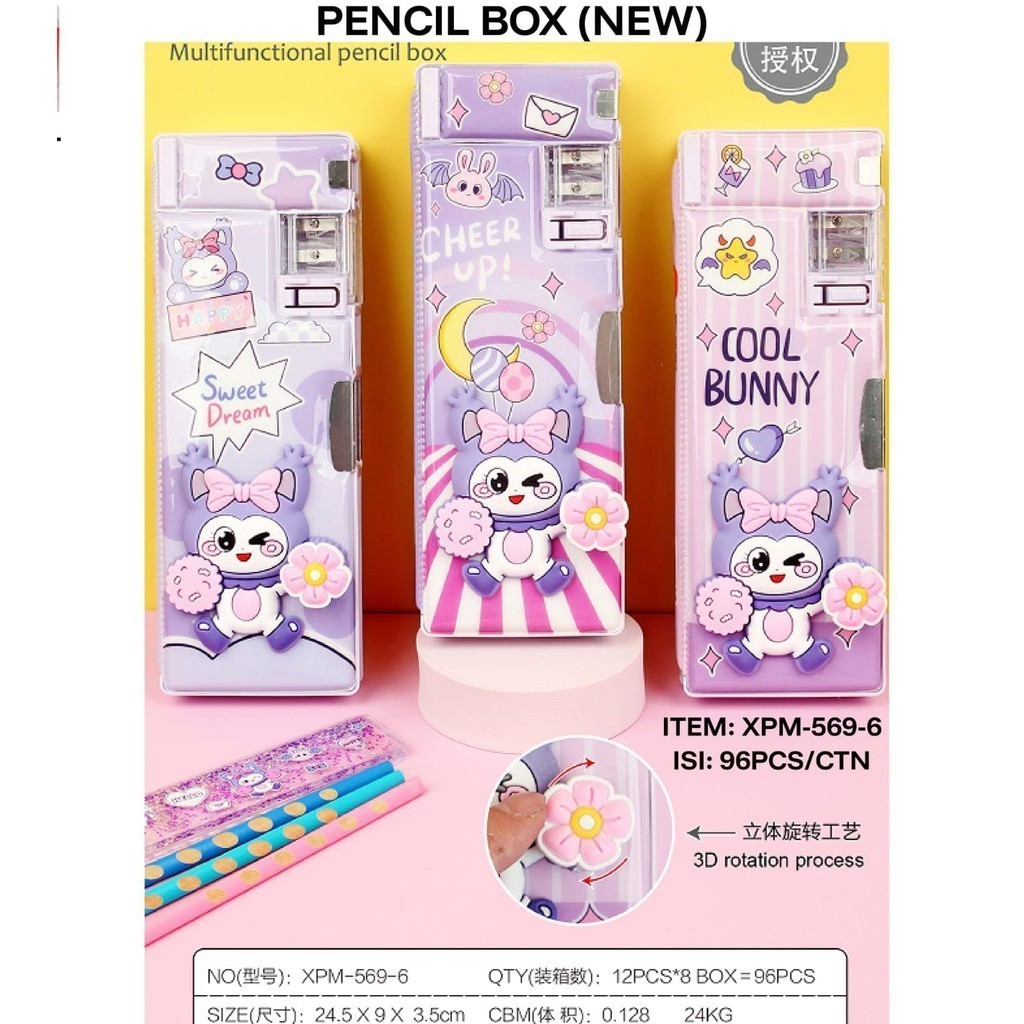 

COD ! KOTAK PENSIL ANAK / PENCIL BOX TEMPAT PENSIL KOTAK PENSIL GAMBAR 3D ANAK IMPORT KOTAK PENSIL