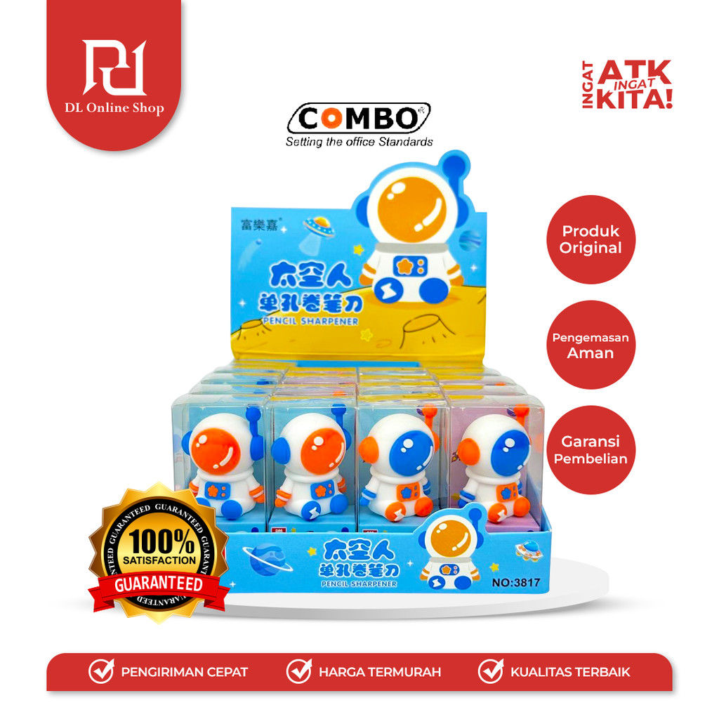 

COMBO RAUTAN TANGAN/ PENCIL SHARPENER ASTRONOT 3817 (1PC)
