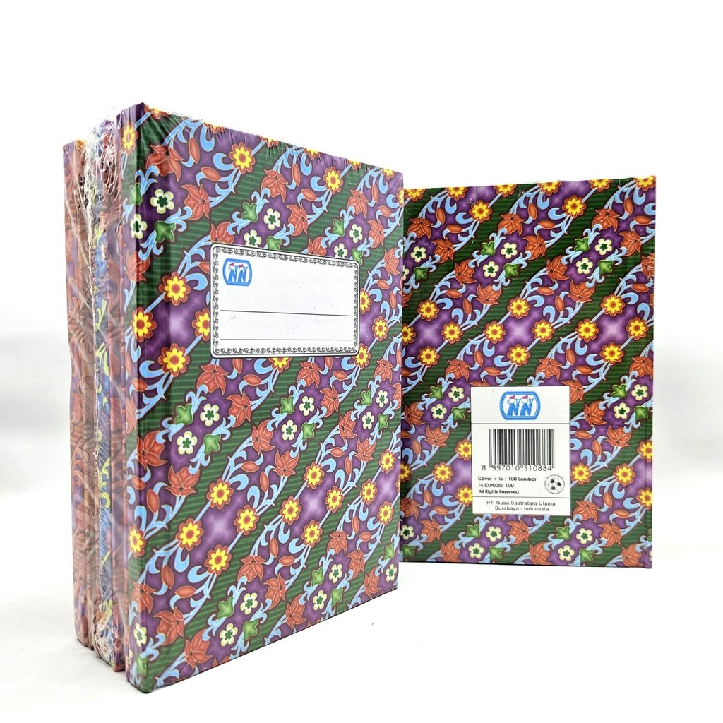 

Buku Hard Cover NN 100Lbr Uk.A6 (1/2 Ekspedisi)