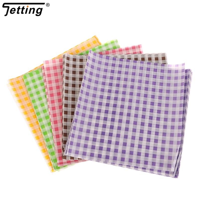 

50pcs Food Waxed Paper Oil-Proof Wax Paper Bread Sandwich Burger Fries Macarons Packaging Kitchen Baking Tool Packaging Decor
