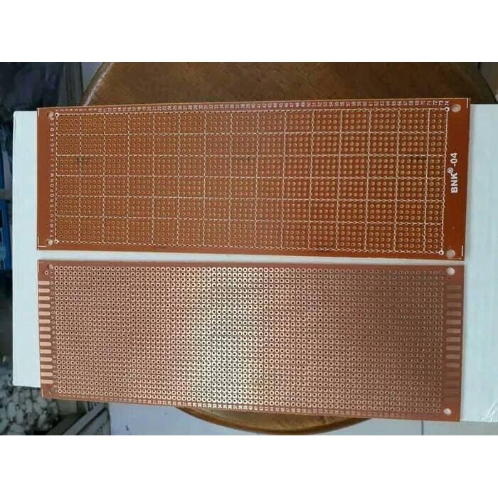 PAPAN PCB Bolong BNK - 04 ( 7cm × 21 cm ) / Lubang / Titik