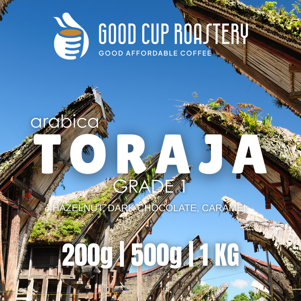 

Arabika Toraja Biji Kopi Espresso Manual Brew Beans by Good Cup Roastery
