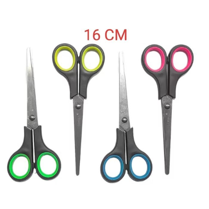 

Gunting Renceng Hitam Tanggung Stainless 16Cm Ketajaman Tinggi Ganggang Kuat Teruji Harga 12 Pcs