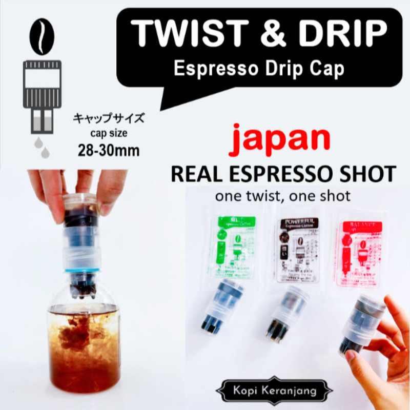 

Espresso Kopi Drip Kapsul 3 Mix Twist & Drip Cap Coffee