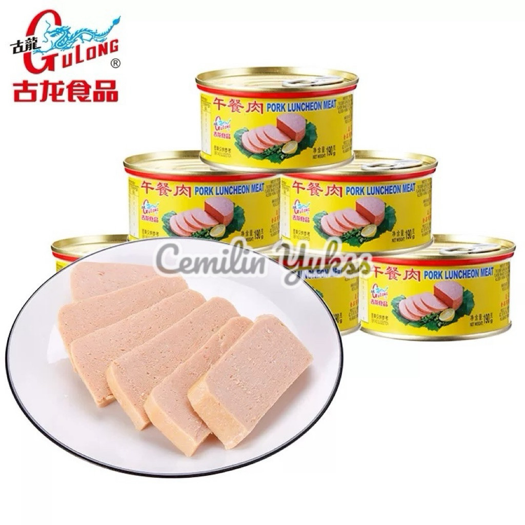 

Gulong Pork Luncheon Meat 397g Luncheon Daging Babi Kaleng