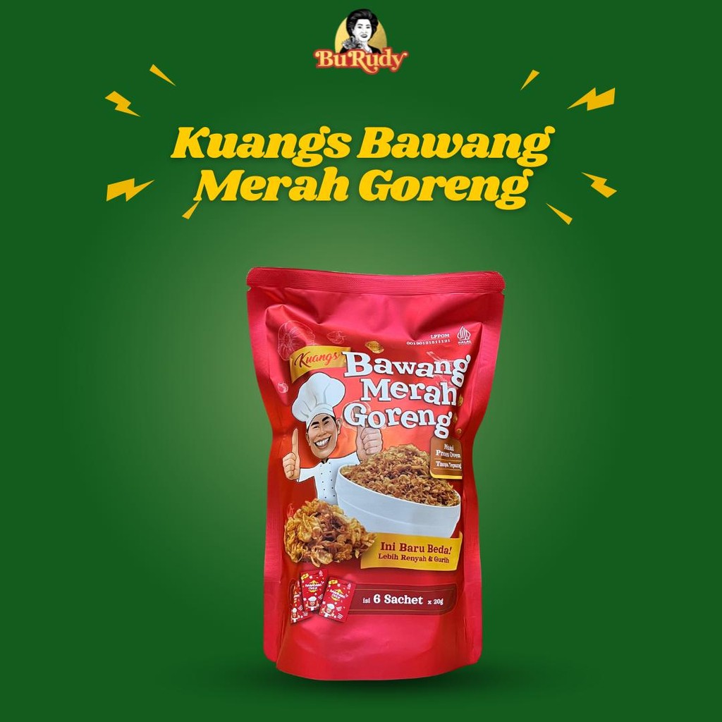 

Kuangs Bawang Merah Goreng Oven Isi 6 Sachet 20g – Pelengkap Masakan Praktis