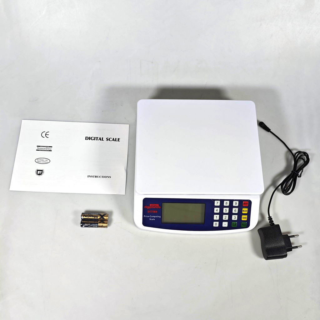 NAKLVLSTR  Digipounds Timbangan Digital Precision LCD Scale Food Plastic - DT580