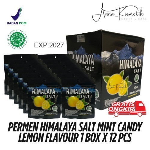 

New Permen Himalaya Salt / Permen Mint Himalaya 1 Box Isi 12pcsPremium