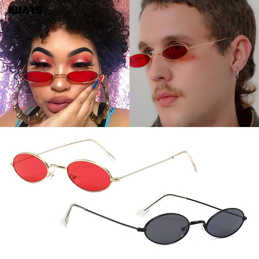 Kacamata Boboho Kecil Oval Gaya Vintage Retro Kacamata Sunglasses Fashion / Kacamata Micro Oval