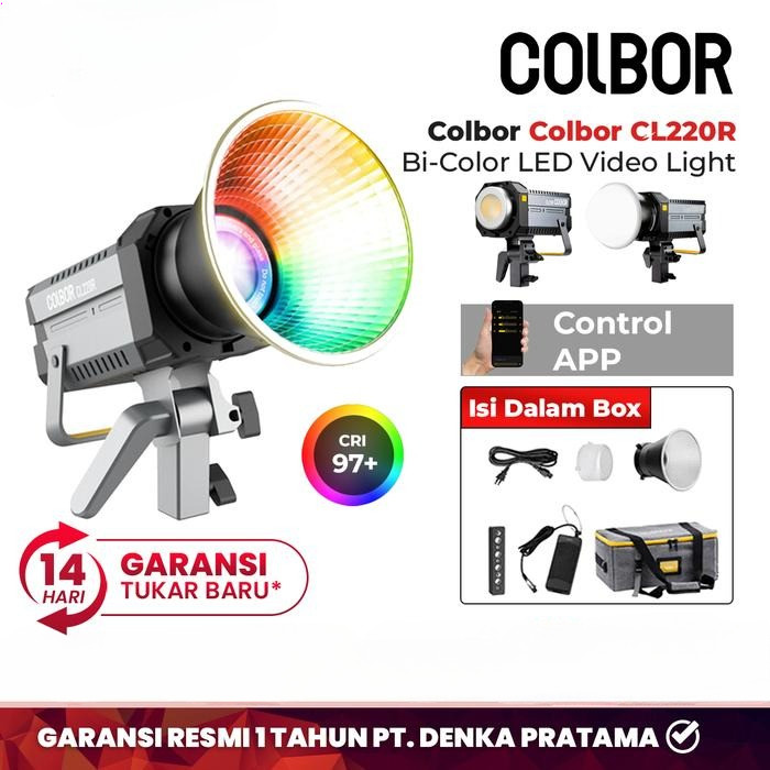 Colbor CL220R RGB LED COB Video Light CL 220 R Lighting CL220 Resmi
