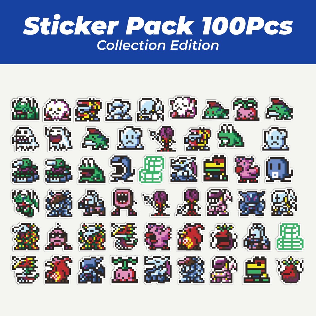 

Hot Stiker Pixel Digimon V24 Lucu Anti Air Stikers Berperekat Waterproof Sticker Decal Buat Motor Helm Buku Journal Koper Casing HP Laptop Botol Minum