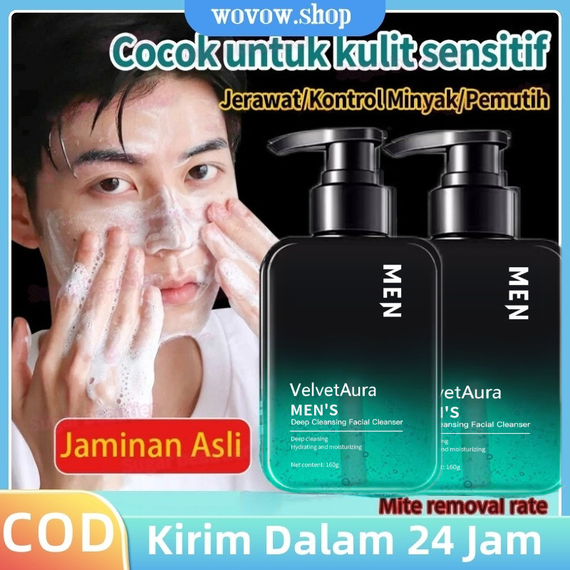 Pembersih Wajah Pria Pembersih Wajah Jerawat Pemutih Wajah Pria Tungau Pembersih Jerawat Dan Komedo 