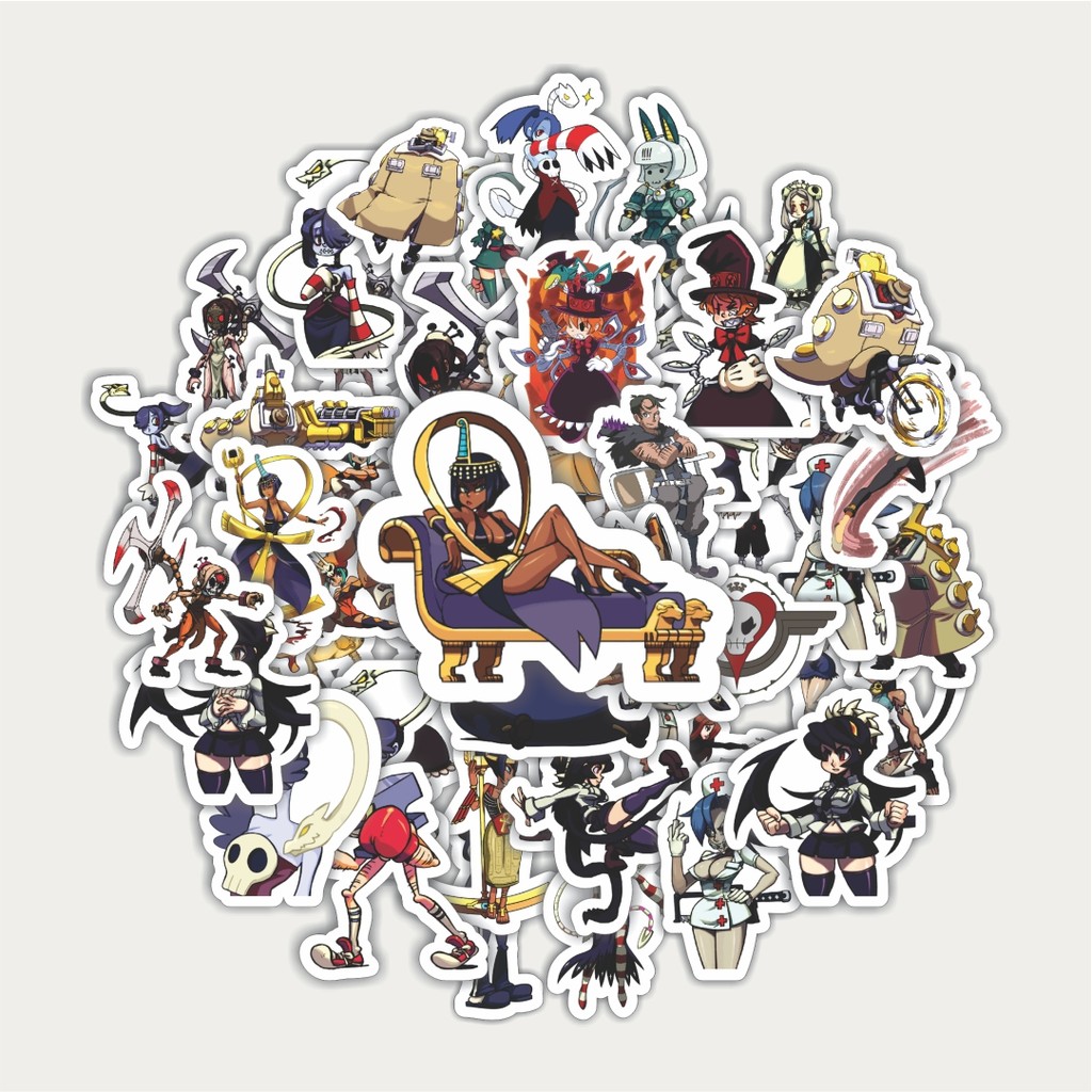 

Sticker Pack Stiker Game Series Skullgirls Karakter Mix 2 | Sticker TUMBLR | Stiker LAPTOP KOPER HELM
