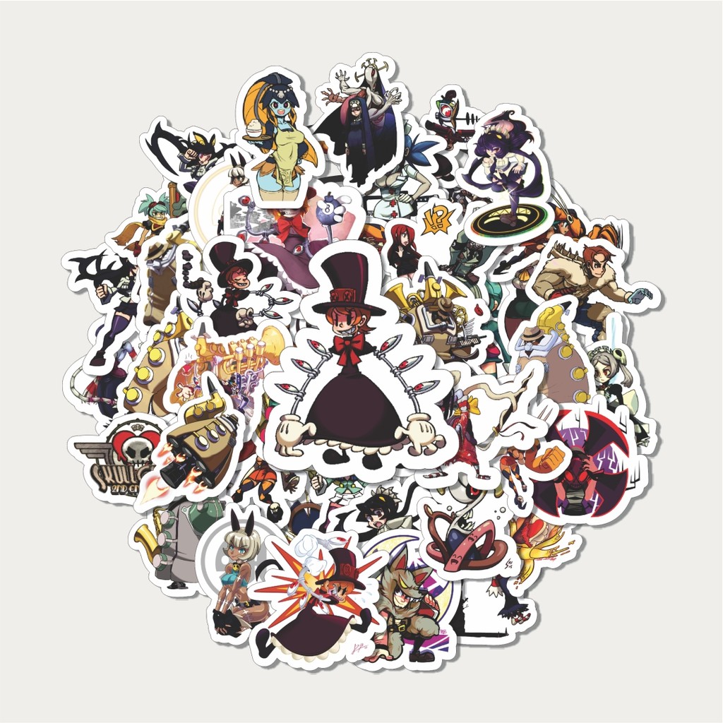 

Sticker Pack Stiker Game Series Skullgirls Karakter Mix 3 | Sticker TUMBLR | Stiker LAPTOP KOPER HELM